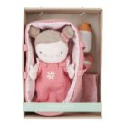 Babypop Rosa met mandje en toebehoren - Little Dutch