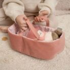 Babypop Rosa met mandje en toebehoren - Little Dutch