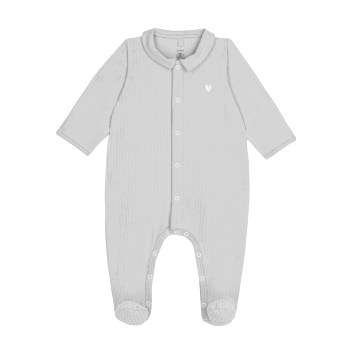 Babypyjama - Grijs - Petit Bateau