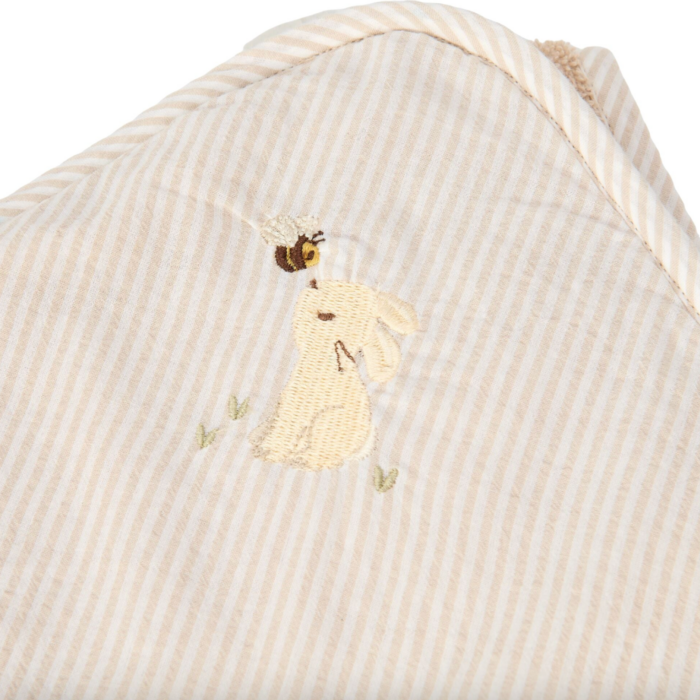 Badcape - Beige - 75 x 75 - Newborn Bunny - Little Dutch