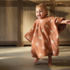 Badponcho Badstof - Jacquard - Light Terra - Jollein