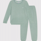 Badstoffen Pyjama 2 stuks - Green - Petit Bateau