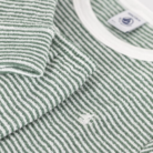 Badstoffen Pyjama 2 stuks - Green Stripes - Petit Bateau