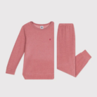 Badstoffen Pyjama 2 stuks - Rosewood - Petit Bateau