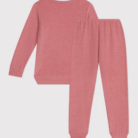 Badstoffen Pyjama 2 stuks - Rosewood - Petit Bateau