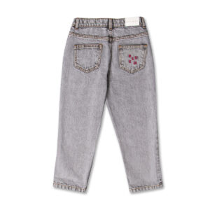 Baggy Fit Jeans - Washed Light Grey - Petit Blush Baggy Fit Jeans - Washed Light Grey - Petit Blush