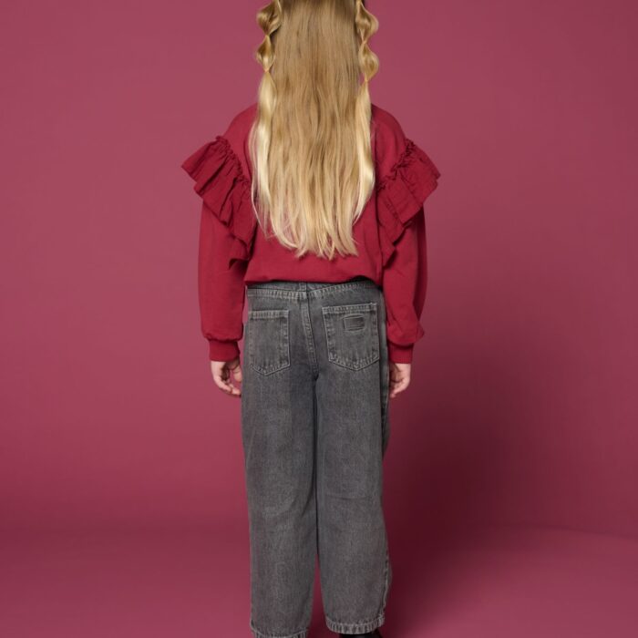 Ballon Fit Jeans - Washed Grey − Petit Blush Ballon Fit Jeans - Washed Grey − Petit Blush