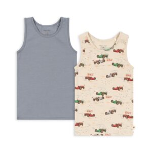 Basic 2 Pack Tank Top Gots - Tradewinds - Konges Slojd