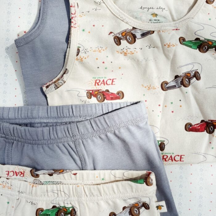Basic 2 Pack Tank Top Gots - Tradewinds - Konges Slojd Basic 2 Pack Tank Top Gots - Tradewinds - Konges Slojd