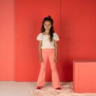Basic Flared - coral - Nixnut