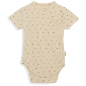 Basic Newborn Body Short Sleeves - Petales - Konges Slojd
