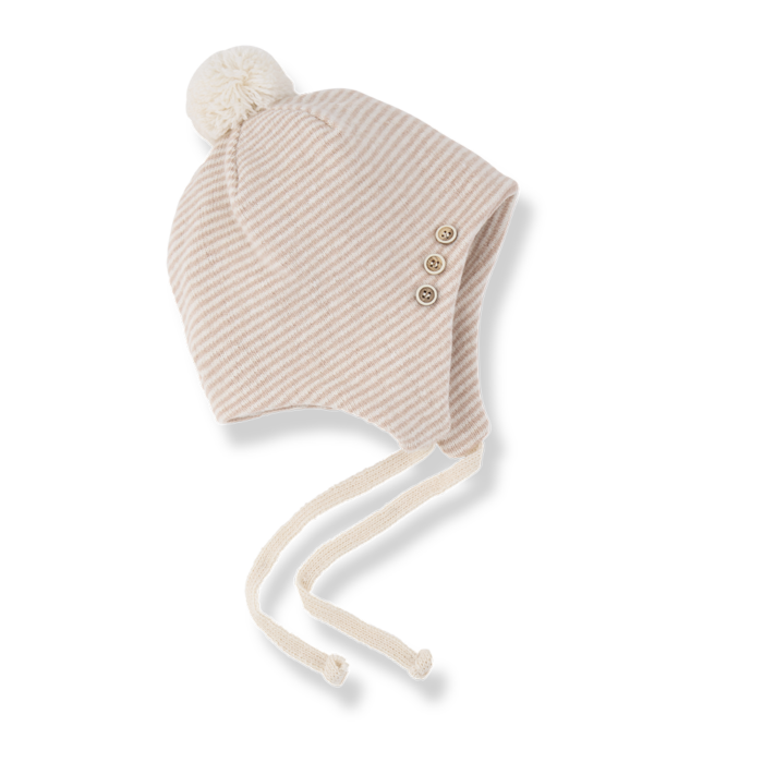 Bayonne Beanie - Nude - 1+ In The Family Bayonne Beanie - Nude - 1+ In The Family