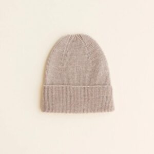 Beanie Newborn - Sand - HVID