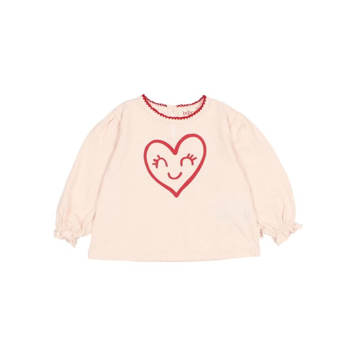 Bebe Cuore T-Shirt - Cream Pink - Buho Bebe Cuore T-Shirt - Cream Pink - Buho