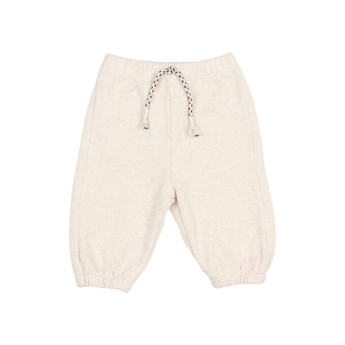 Bebe Soft Fleece Jogger - Ecru Melange - Buho Bebe Soft Fleece Jogger - Ecru Melange - Buho