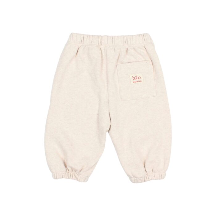 Bebe Soft Fleece Jogger - Ecru Melange - Buho Bebe Soft Fleece Jogger - Ecru Melange - Buho