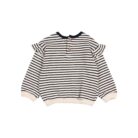 Bebe Soft Stripes Girly Sweatshirt - Navy - Buho