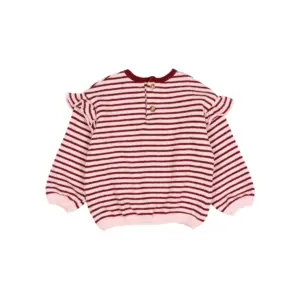 Bebe Soft Stripes Sweatshirt - Pomegranate - Buho Bebe Soft Stripes Sweatshirt - Pomegranate - Buho