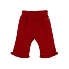 Bebe Soft Velour Pants - Cherry - Buho