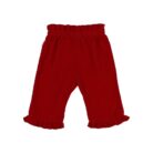 Bebe Soft Velour Pants - Cherry - Buho