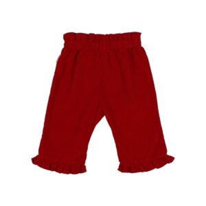 Bebe Soft Velour Pants - Cherry - Buho Bebe Soft Velour Pants - Cherry - Buho