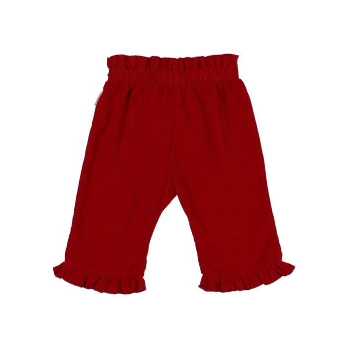 Bebe Soft Velour Pants - Cherry - Buho Bebe Soft Velour Pants - Cherry - Buho