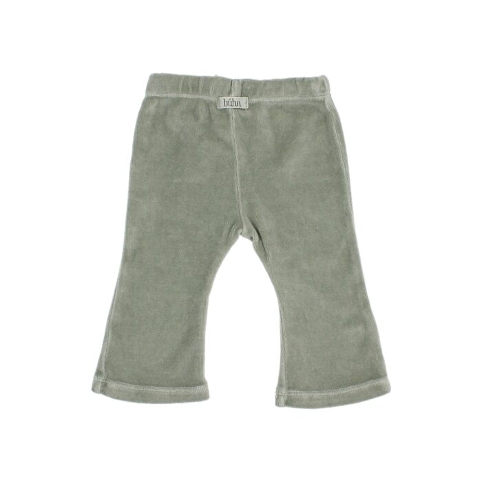 Bebe Velvet Legging Flare - Eucalyptus - Buho Bebe Velvet Legging Flare - Eucalyptus - Buho