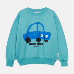 Beep beep sweatshirt - Turquesa - Weekend House Kids