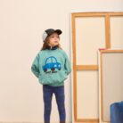 Beep beep sweatshirt - Turquesa - Weekend House Kids