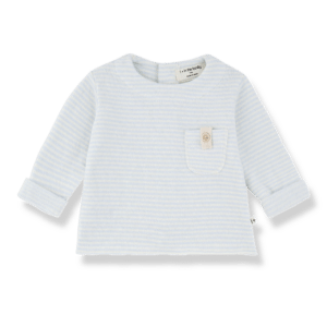 Belfort L.Sleeve Pocket T-Shirt - Ciel - 1+ In The Family