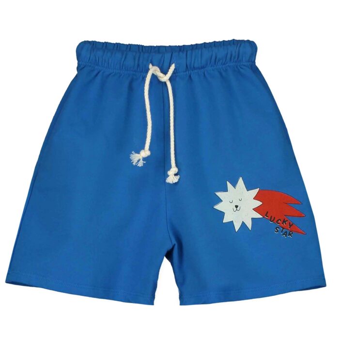 Bermuda Pockets - Small Lucky Star Royal Blue - Lotiekids