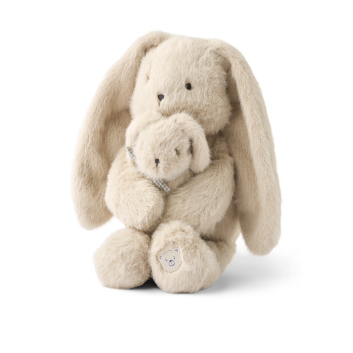 Berto Mommy & Me Rabbit Teddy - Mist - Liewood