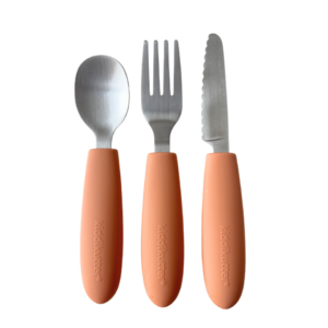 Bestekset - Peach - Kiddikutter