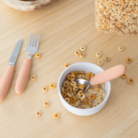 Bestekset - Peach - Kiddikutter