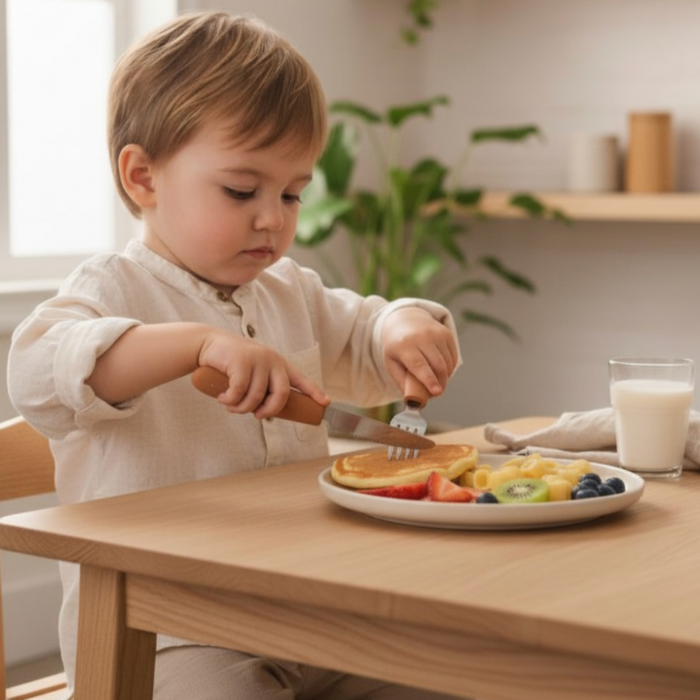 Bestekset - Peach - Kiddikutter