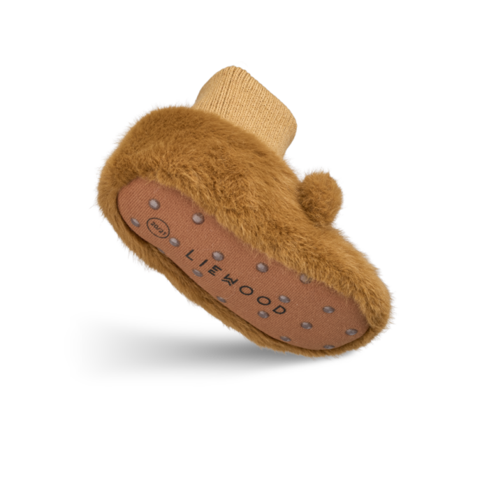 Beth Bear Plush Slipper - Golden caramel - Liewood