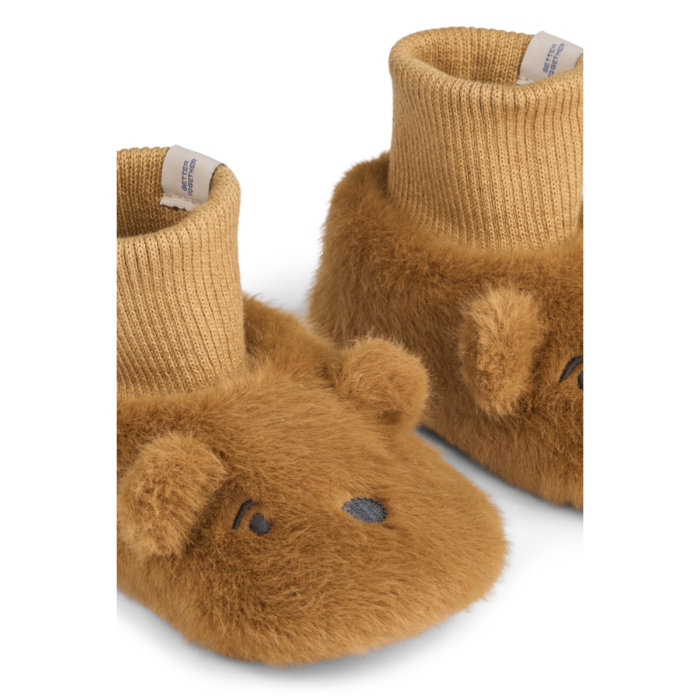 Beth Bear Plush Slipper - Golden caramel - Liewood