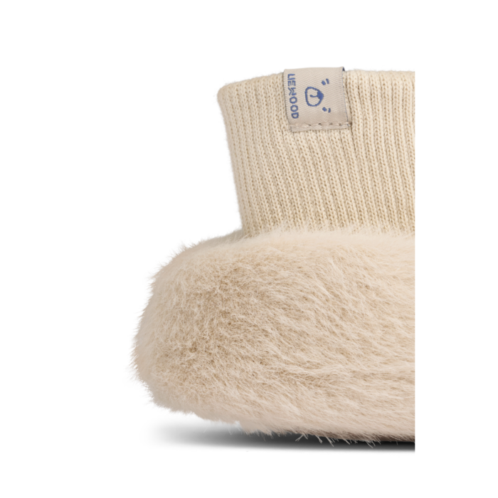 Beth Rabbit Plush Slippers - Mist - Liewood