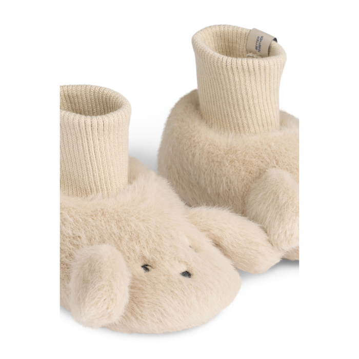 Beth Rabbit Plush Slippers - Mist - Liewood