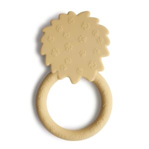 Bijtring Lion - Soft Yellow - Mushie Bijtring Lion - Soft Yellow - Mushie
