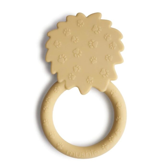 Bijtring Lion - Soft Yellow - Mushie