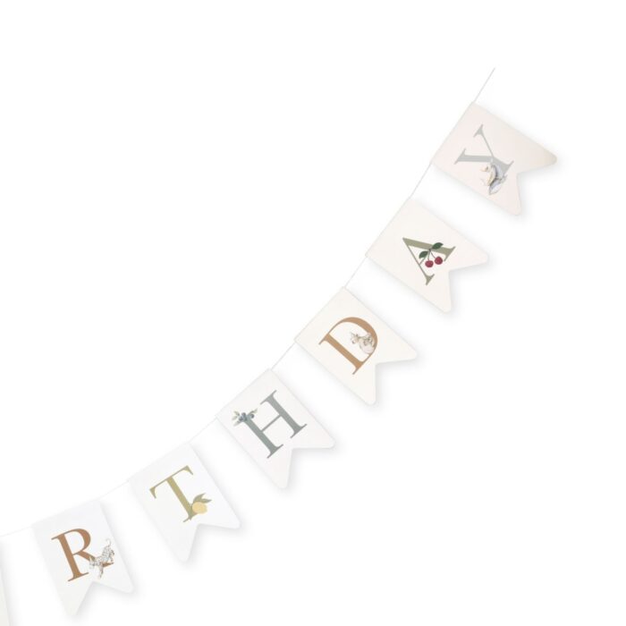 Birthday Garland - Multi - Konges Slojd