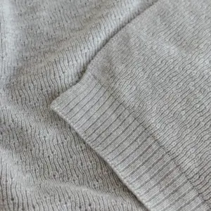 Blanket Dora - Grey Melange - HVID Blanket Dora - Grey Melange - HVID