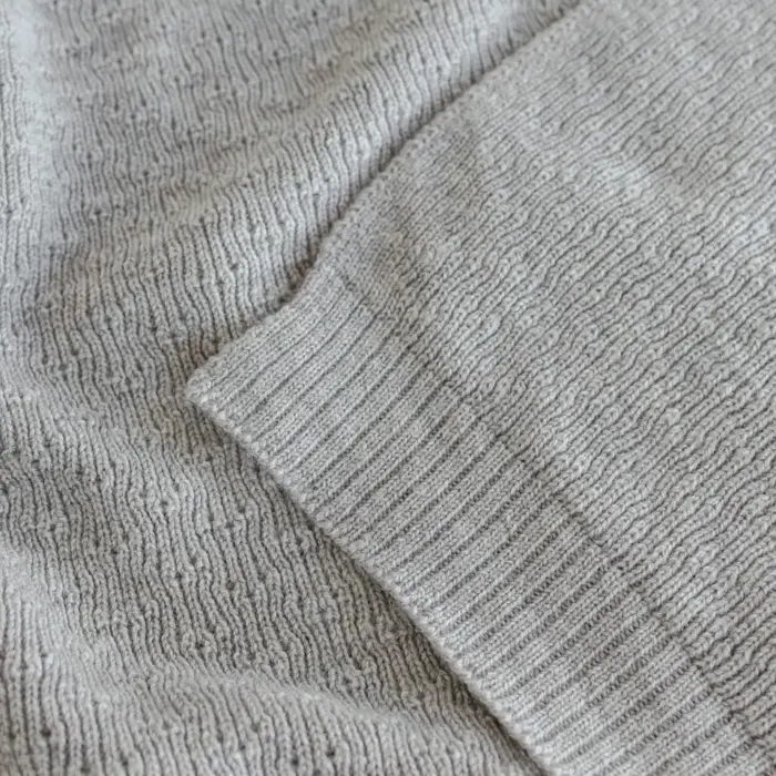 Blanket Dora - Grey Melange - HVID