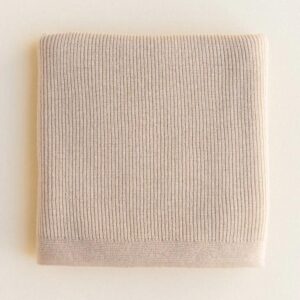 Blanket Felix - Oat - HVID