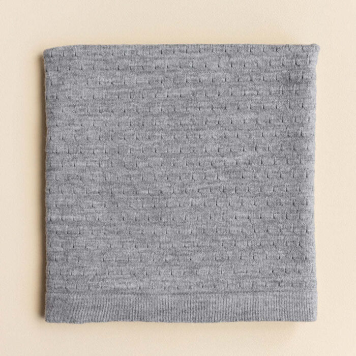 Blanket Frankie - Grey - HVID