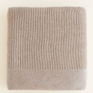 Blanket Gaston - Beige - HVID