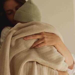 Blanket Ida - Cream - HVID