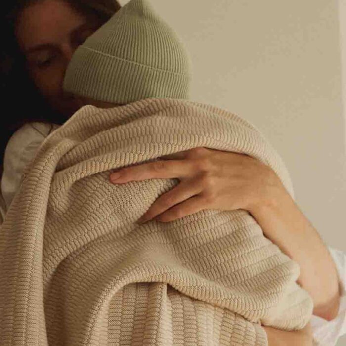 Blanket Ida - Cream - HVID