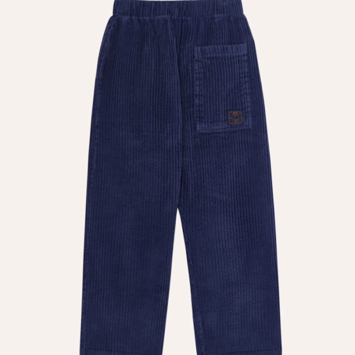 Blue Corduroy Trousers - Blue - The Campamento